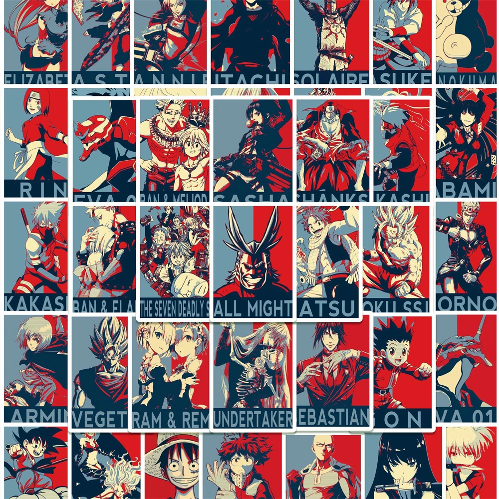 10/30/50PCS Cartoon Anime Poster Set Creative Graffiti Sticker Bike Skateboard Car Helmet Notebook Computer Wholesale
10/30/50PCS Cartoon Anime Poster Set Creative Graffiti Sticker Bike Skateboard Car Helmet Notebook Computer Wholesale