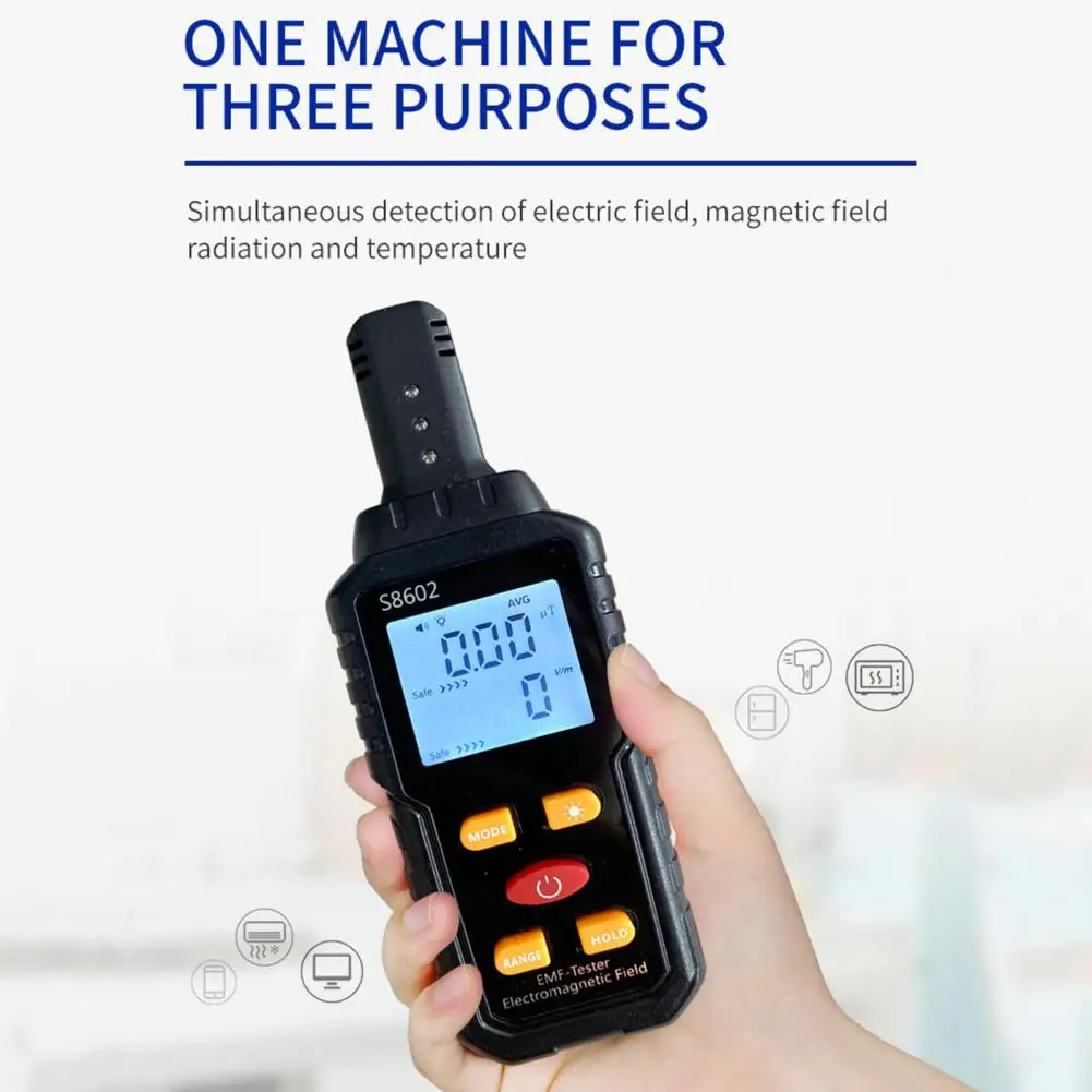 Radioactive Meter High Accuracy Radioactive Detector LCD Screen 3 in 1 Digital Electromagnetic Field Radioactive Detector
Radioactive Meter High Accuracy Radioactive Detector LCD Screen 3 in 1 Digital Electromagnetic Field Radioactive Detector