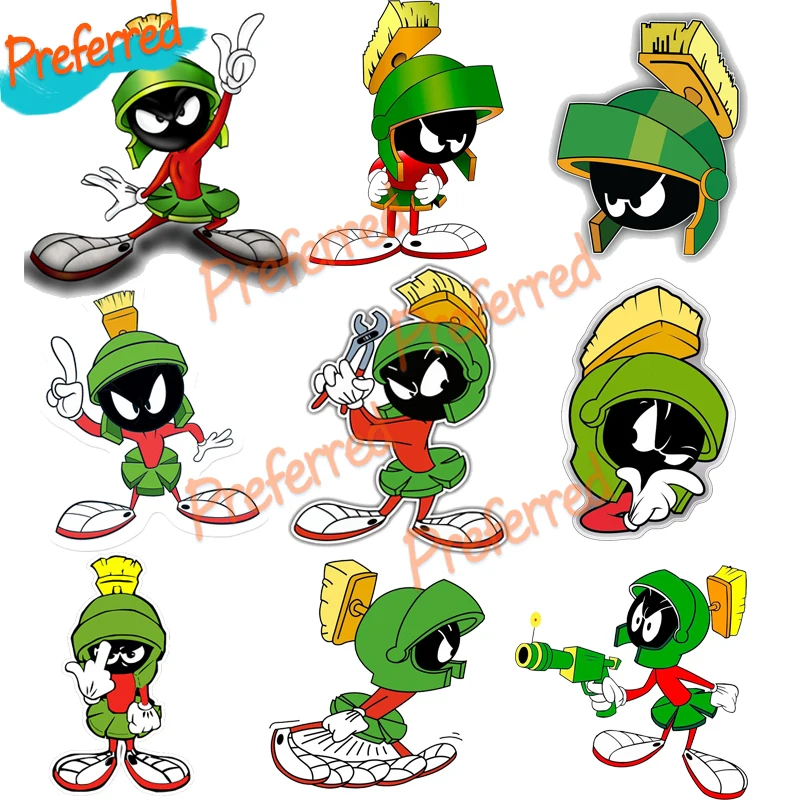 Hot Cartoon Characters High Quality Decal Laptop Motorcycle Helmet Trunk Surf Camper Window Bumper for Marvin The Martian
Hot Cartoon Characters High Quality Decal Laptop Motorcycle Helmet Trunk Surf Camper Window Bumper for Marvin The Martian
