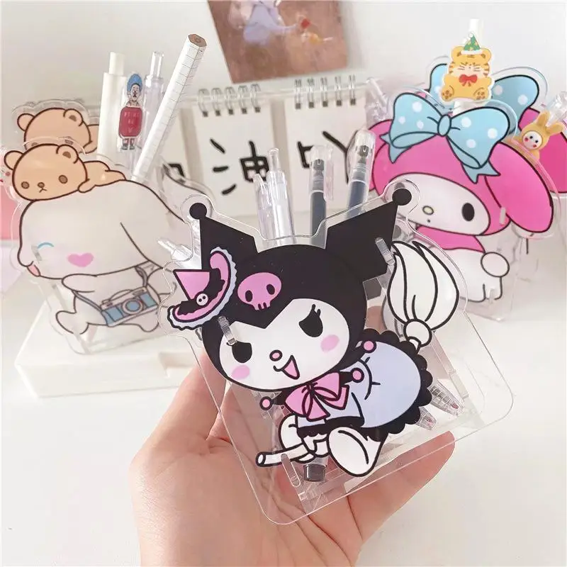 Kawaii Sanrio Pachacco Cinnamoroll Penholder Desktop Multi-Function Acrylic Storage Box Cleaning Stationery and Makeup Brush
Kawaii Sanrio Pachacco Cinnamoroll Penholder Desktop Multi-Function Acrylic Storage Box Cleaning Stationery and Makeup Brush