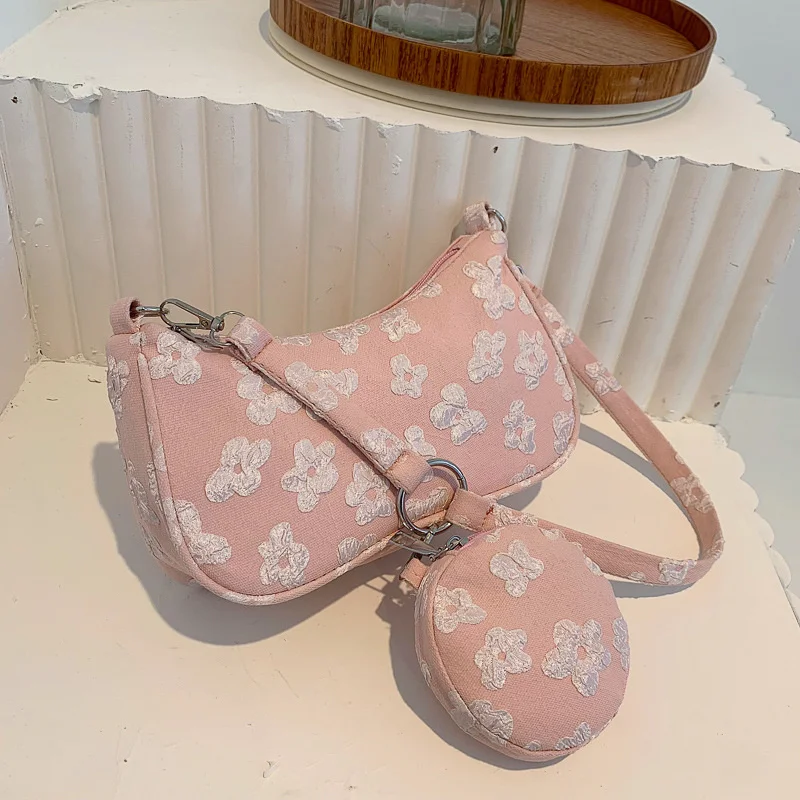Vintage Flower Printing Shoulder Underarm Bags for Women Casual Small Top-Handle Handbags Ladies Shoulder Bags with Mini Purse
Vintage Flower Printing Shoulder Underarm Bags for Women Casual Small Top-Handle Handbags Ladies Shoulder Bags with Mini Purse