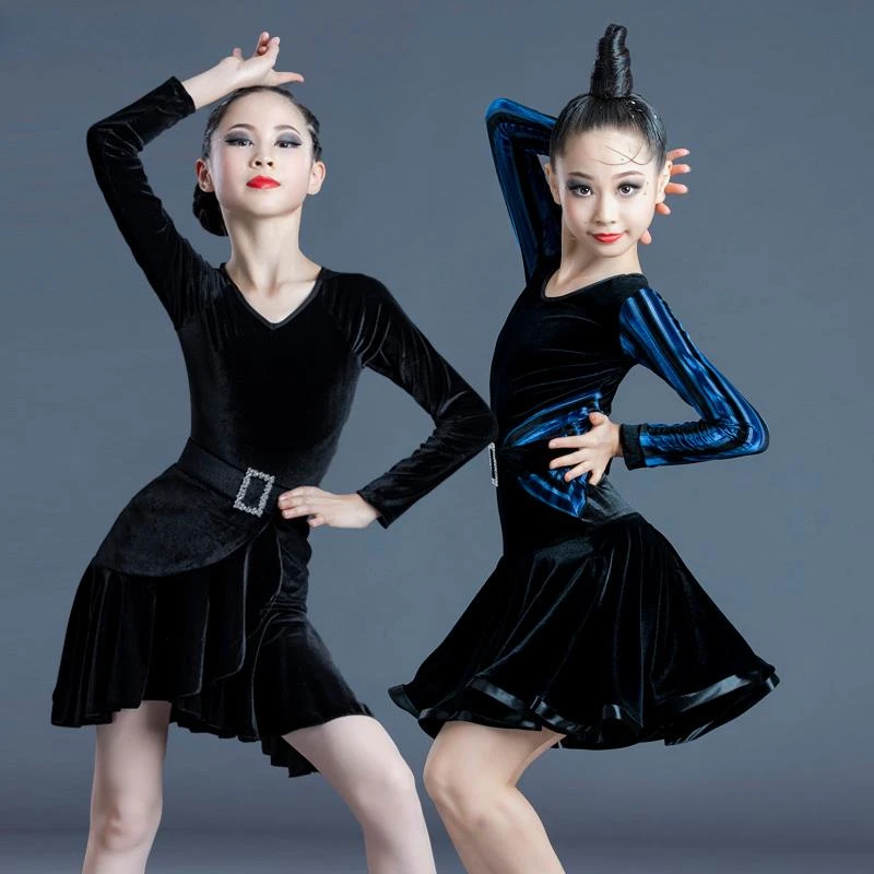 

Latin Dance Practice Dress for Children Ballroom/Tango/Cha Cha/Rumba/Samba/Latin Dresses for Dancing Girls Competition Dancewear