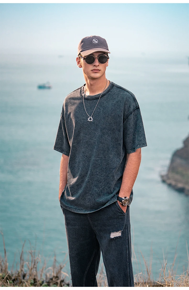 7670 Men's summer ins washed and worn tie-dye street loose short-sleeved T-shirt
7670 Men's summer ins washed and worn tie-dye street loose short-sleeved T-shirt