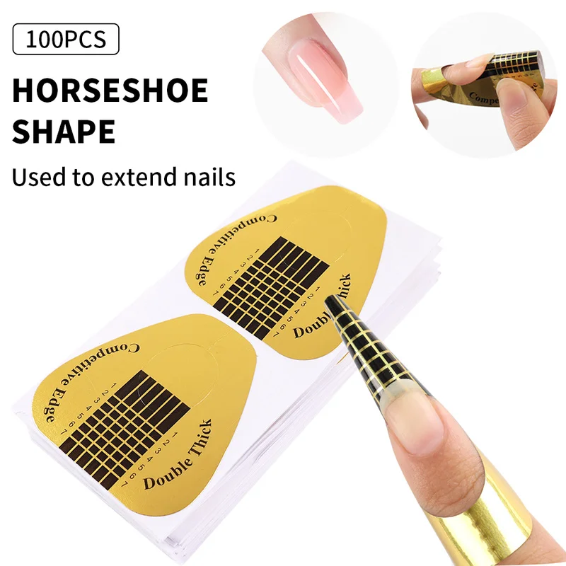 50/100PCS French Nail Form Tips Acrylic UV Gel Polish Extension Curl Shape Gel Patch DIY Manicure Mold Nail Art Accessories
50/100PCS French Nail Form Tips Acrylic UV Gel Polish Extension Curl Shape Gel Patch DIY Manicure Mold Nail Art Accessories