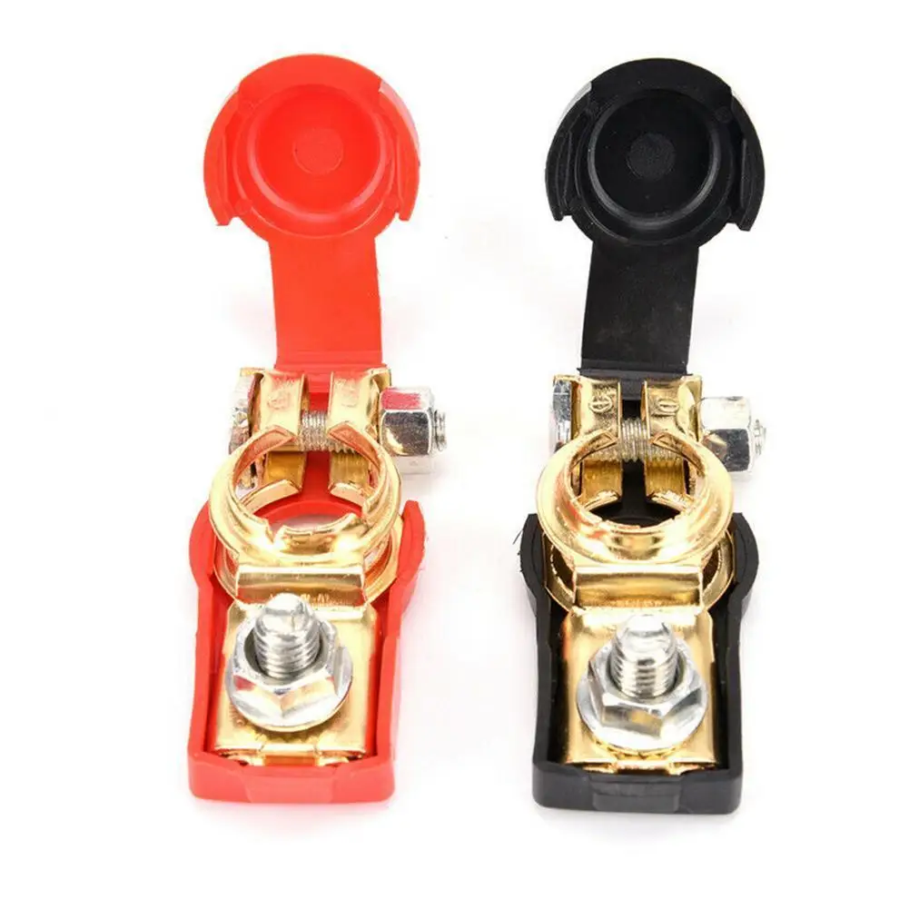1 Pair Car Auto Quick Release Battery Terminal Connector Clamps Copper Clamps Copper Caravan Truck Clips Last Longer Easy Wiring
1 Pair Car Auto Quick Release Battery Terminal Connector Clamps Copper Clamps Copper Caravan Truck Clips Last Longer Easy Wiring