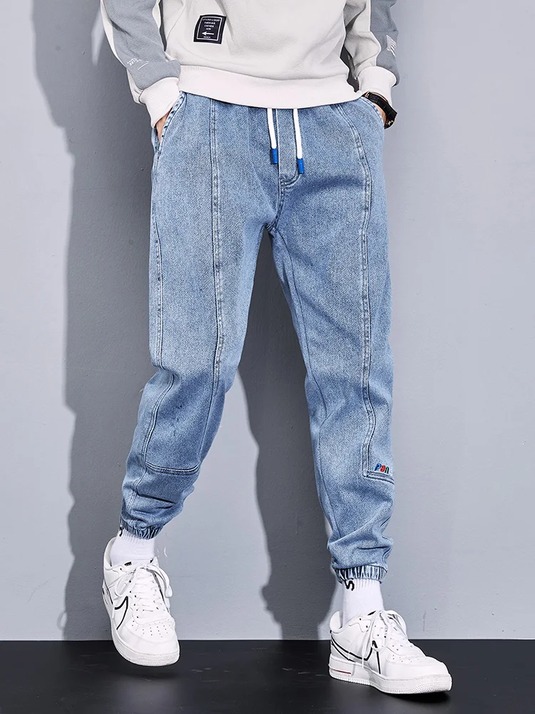 Spring Autumn Plus Size Baggy Jeans Men Black Blue Stretch Cotton Denim Joggers Cargo Pants Casual Loose Harem Jean Trousers 8XL
Spring Autumn Plus Size Baggy Jeans Men Black Blue Stretch Cotton Denim Joggers Cargo Pants Casual Loose Harem Jean Trousers 8XL