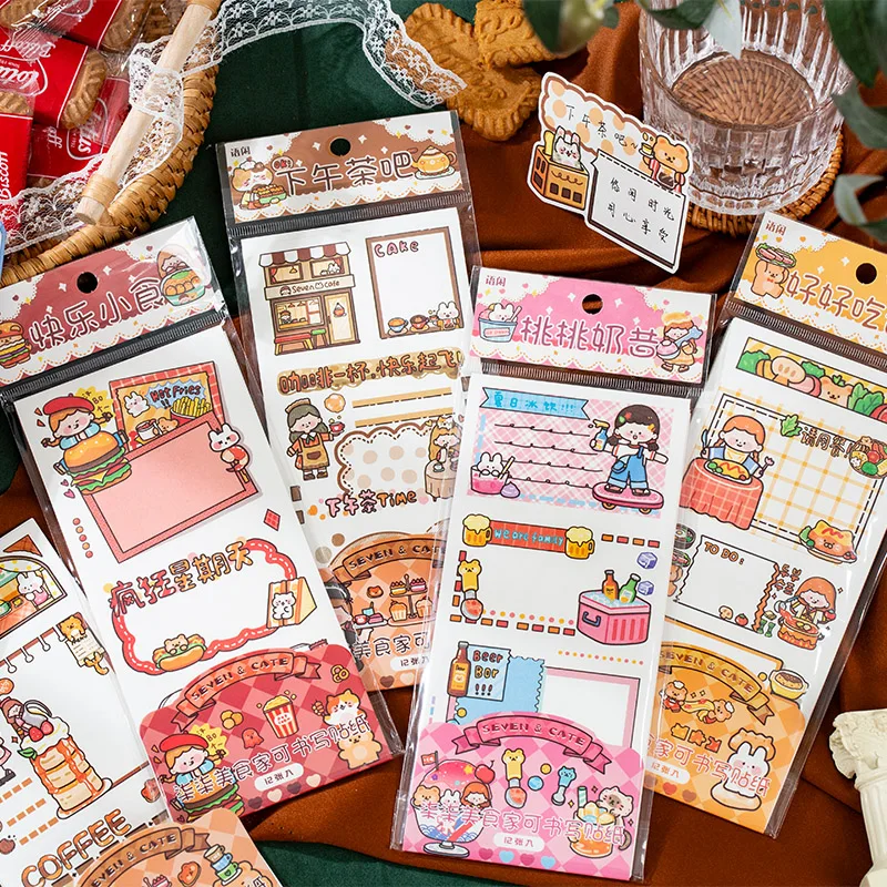 4packs/LOT qiqi gourmet series cute lovely creative decoration DIY paper stickers
4packs/LOT qiqi gourmet series cute lovely creative decoration DIY paper stickers