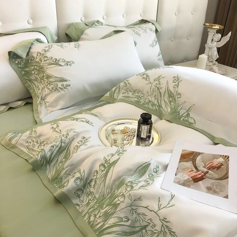 Темпераментный комплект из 4 предметов с вышивкой advanced sense, летнее двустороннее постельное белье из тенсела из вискозы, Комплект постельног...
Темпераментный комплект из 4 предметов с вышивкой advanced sense, летнее двустороннее постельное белье из тенсела из вискозы, Комплект постельног...