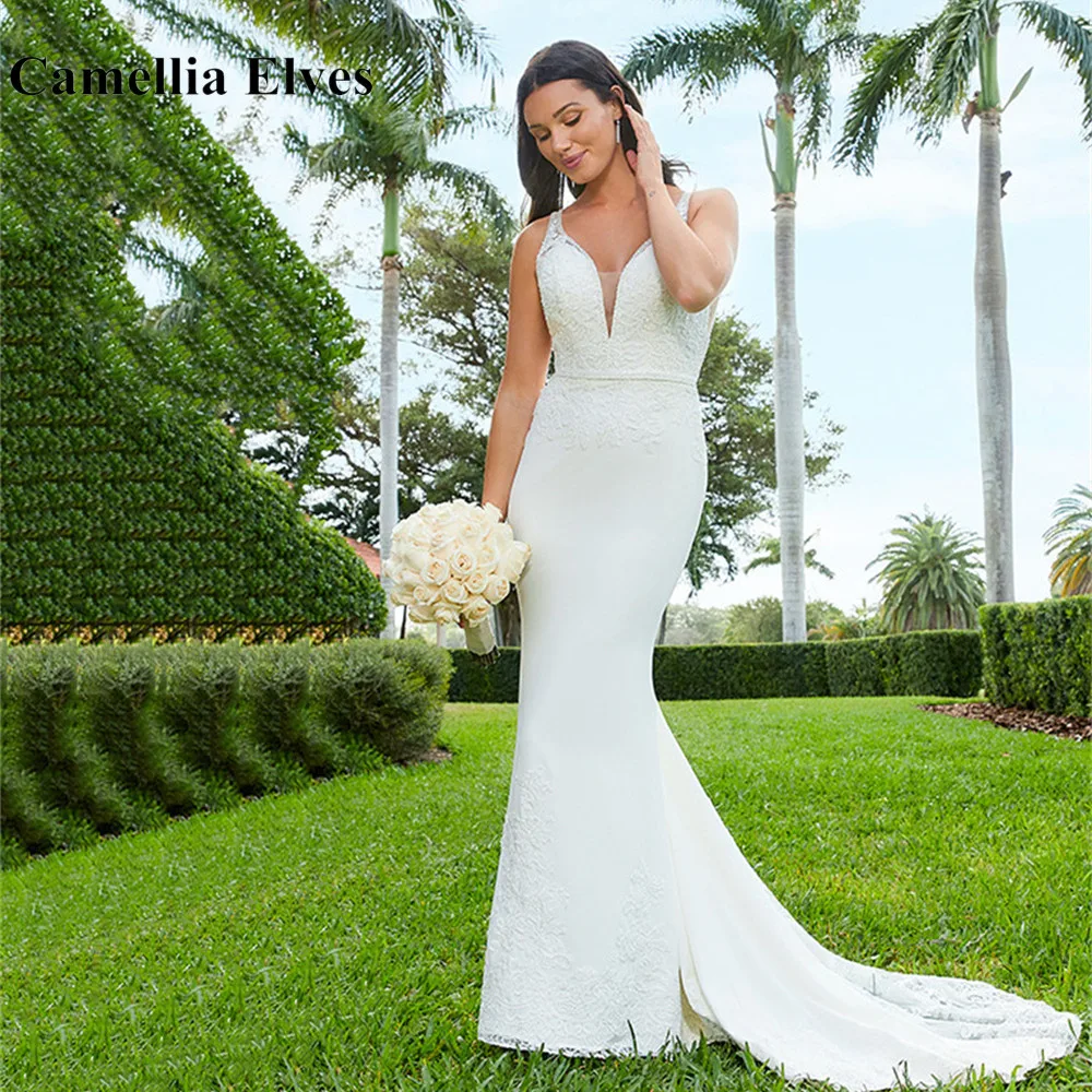 Boho Sexy Lace Mermaid 2022 Wedding Dress for Women Sweetheart Button White Bridal Dress Appliques Bridal Gown Robe De Mariée
Boho Sexy Lace Mermaid 2022 Wedding Dress for Women Sweetheart Button White Bridal Dress Appliques Bridal Gown Robe De Mariée