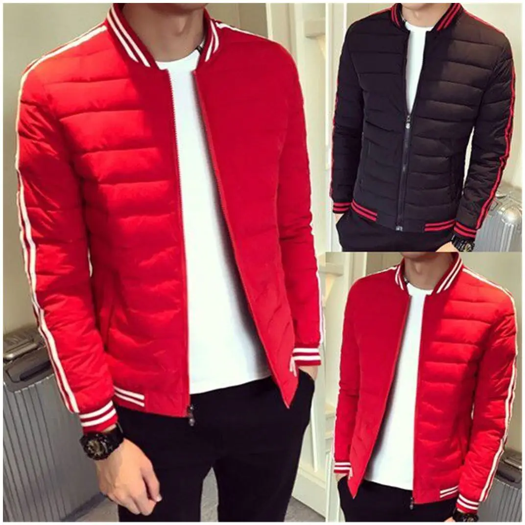 New autumn and winter sports lightweight down cotton jacket young men casual stand-up collar zipper warm cotton-padded jacket
New autumn and winter sports lightweight down cotton jacket young men casual stand-up collar zipper warm cotton-padded jacket