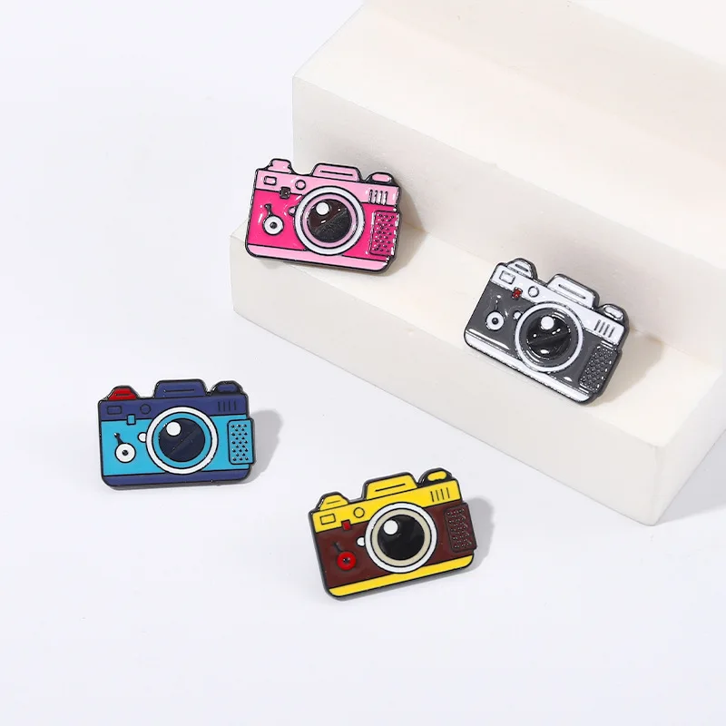 Cartoon Camera Designs Brooch Creative Photography Metal Enamel Lapel Pins Women Men Clothes Bag Cute Pin Jewelry Gift
Cartoon Camera Designs Brooch Creative Photography Metal Enamel Lapel Pins Women Men Clothes Bag Cute Pin Jewelry Gift