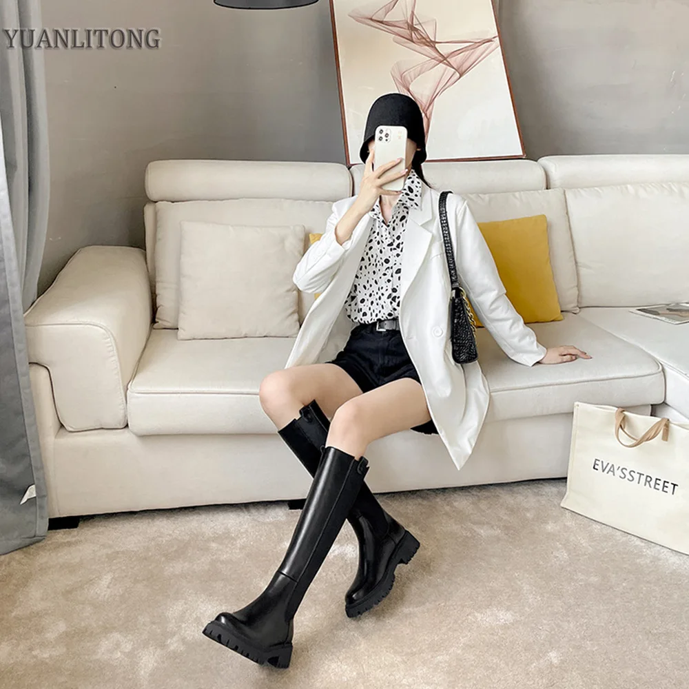 2022 Winter New Elastic Rubber Rough Thick With Thick Bottom Belt Buckle Knight Boots Female Front Tie With Chelsea
2022 Winter New Elastic Rubber Rough Thick With Thick Bottom Belt Buckle Knight Boots Female Front Tie With Chelsea