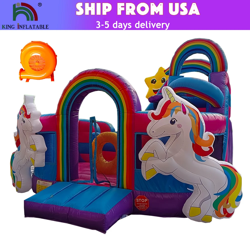 13x13ft Inflatable Bouncy House Castle For Kids Unicorn Air Bounce Jump Children Bouncer Combo With Blower Backyard Jumper Game
13x13ft Inflatable Bouncy House Castle For Kids Unicorn Air Bounce Jump Children Bouncer Combo With Blower Backyard Jumper Game
