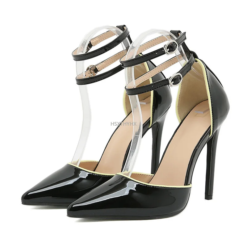 2022 Sexy Black Pointed Toe Stripper Heels Women Pumps Sandals Fashion Ankle Buckle Strap Stilettos Party Prom Shoes for Lady
2022 Sexy Black Pointed Toe Stripper Heels Women Pumps Sandals Fashion Ankle Buckle Strap Stilettos Party Prom Shoes for Lady