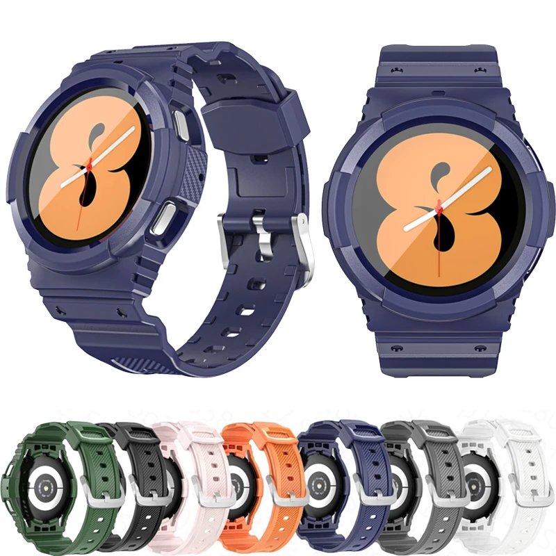 Silicone case+Strap for Samsung Galaxy Watch 4 40mm 44mm Integrated Soft TPU Strap+Full Cover Case for Galaxy Watch 4 case Strap
Silicone case+Strap for Samsung Galaxy Watch 4 40mm 44mm Integrated Soft TPU Strap+Full Cover Case for Galaxy Watch 4 case Strap