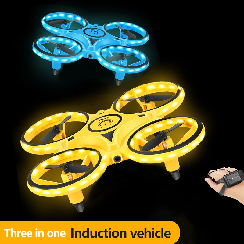 New RC Mini Quadcopter Induction Drone Smart Watch Remote Sensing Gesture Aircraft UFO Hand Control Drone Altitude Hold Kids 
New RC Mini Quadcopter Induction Drone Smart Watch Remote Sensing Gesture Aircraft UFO Hand Control Drone Altitude Hold Kids