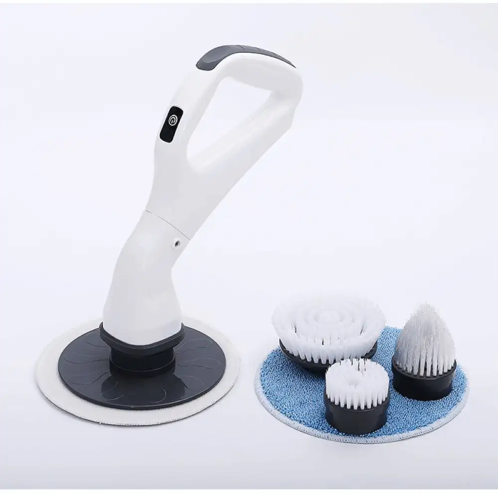 360 Degree Electric Cleaning Brush Handheld Electric Spin Power Scrubber with 4 Replaceable Scrubber Brush Heads
360 Degree Electric Cleaning Brush Handheld Electric Spin Power Scrubber with 4 Replaceable Scrubber Brush Heads