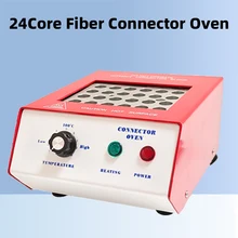 24Cores SC FC LC ST Fiber Connector Curing Oven Fiber Jumper Patch Cord Cuping Fupnace AC 110V 220V Available