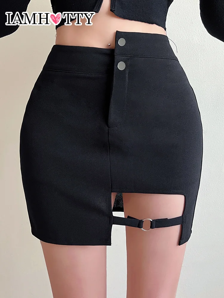 IAMHOTTY Hollow Out Sexy Mini Skirt High Waist Straight Bodycon Wrap Skirts Night Party Clubwear Korean Style Outfit Streetwear
IAMHOTTY Hollow Out Sexy Mini Skirt High Waist Straight Bodycon Wrap Skirts Night Party Clubwear Korean Style Outfit Streetwear