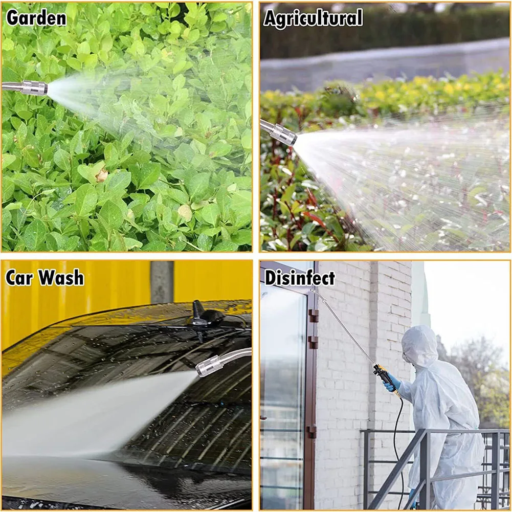 Garden High Pressure Power Washer Watering Irrigation Spray Nozzle Powerful Jet Pressure Stream Metal Set Hose Wand Car Clean
Garden High Pressure Power Washer Watering Irrigation Spray Nozzle Powerful Jet Pressure Stream Metal Set Hose Wand Car Clean