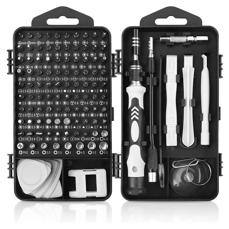 Screwdriver Set, 115 In 1 Precision Screwdriver Set With Magnetizer, Professional DIY Repair Precision Tool Kit
Screwdriver Set, 115 In 1 Precision Screwdriver Set With Magnetizer, Professional DIY Repair Precision Tool Kit