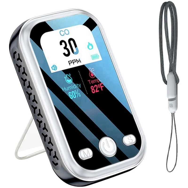 Portable Carbon Monoxide Detectors, CO Detector With Clear LCD Display, Mini Size CO Alarm
Portable Carbon Monoxide Detectors, CO Detector With Clear LCD Display, Mini Size CO Alarm