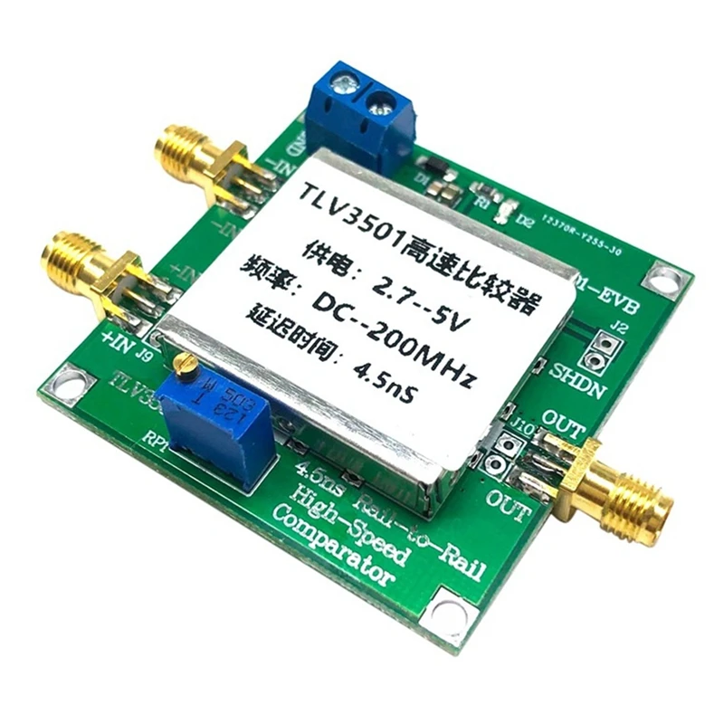 TLV3501 High Speed Comparator Frequency Meter Frontend Shaping Relay Digital Module 4.5Ns Ultra High Speed Comparator
TLV3501 High Speed Comparator Frequency Meter Frontend Shaping Relay Digital Module 4.5Ns Ultra High Speed Comparator