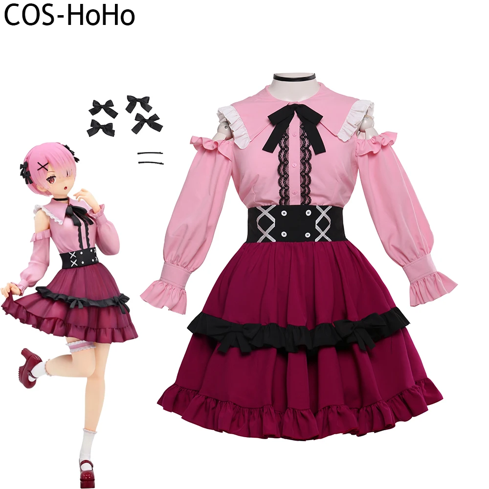 COS-HoHo аниме Re:Life In A другой мир от нуля Ram Rem, игровой костюм для искусства, Хэллоуин, аксессуары для ролевых игр
COS-HoHo аниме Re:Life In A другой мир от нуля Ram Rem, игровой костюм для искусства, Хэллоуин, аксессуары для ролевых игр