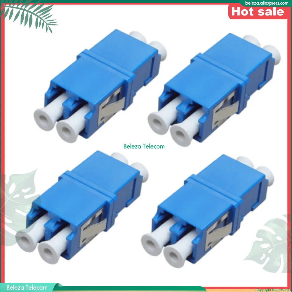 

Original 50pcs/lot LC-LC Fiber Optic adaptor FTTH DX SM Duplex LC UPC Flange Connector,FTTH Fiber Optic Adapter Free Shipping