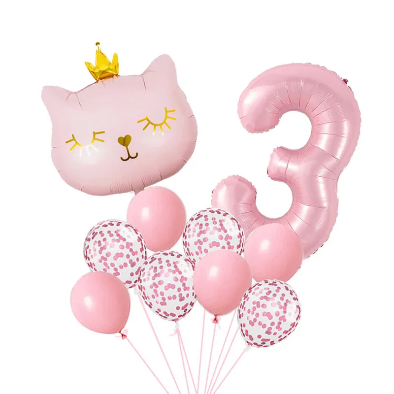 Фольгированные шары Яобенер 11 шт., розовые, животные, цифры 1-9
Фольгированные шары Яобенер 11 шт., розовые, животные, цифры 1-9