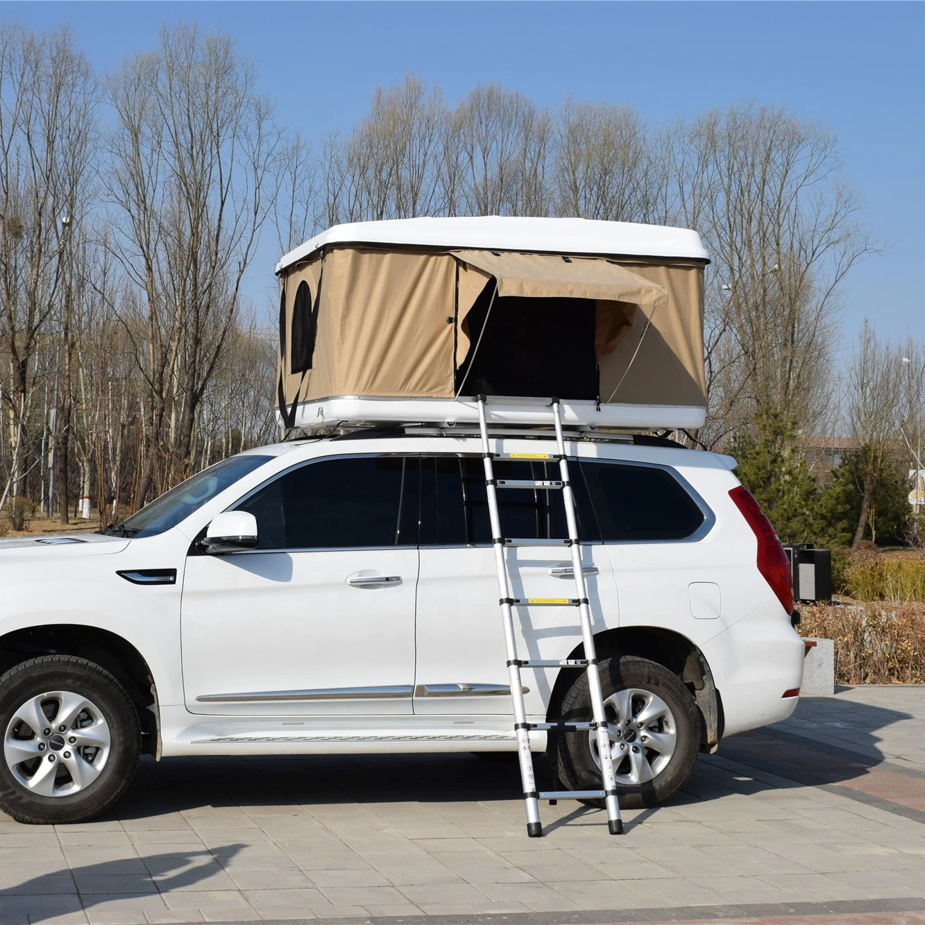Upgraded Gas Struts 4 Person Fiberglass Hardshell Roof Top Tent For Outdoor Camping
Upgraded Gas Struts 4 Person Fiberglass Hardshell Roof Top Tent For Outdoor Camping