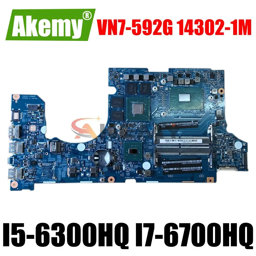 VN7-592G 14302-1M материнская плата с/GTX960M I5-6300HQ I7-6700HQ CPU для ACER ASPIRE VN7-592G материнская плата для ноутбука 14302-1M
VN7-592G 14302-1M материнская плата с/GTX960M I5-6300HQ I7-6700HQ CPU для ACER ASPIRE VN7-592G материнская плата для ноутбука 14302-1M