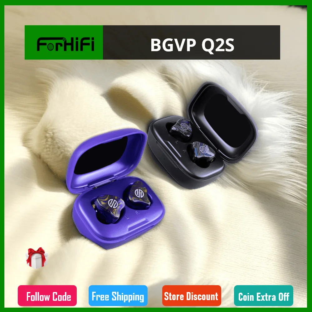 Беспроводные наушники BGVP Q2S Tws Bluetooth5.2 HiFi стерео с низкой задержкой спортивные водонепроницаемые наушники-вкладыши с микрофоном в режиме ожидания 28 ч
Беспроводные наушники BGVP Q2S Tws Bluetooth5.2 HiFi стерео с низкой задержкой спортивные водонепроницаемые наушники-вкладыши с микрофоном в режиме ожидания 28 ч