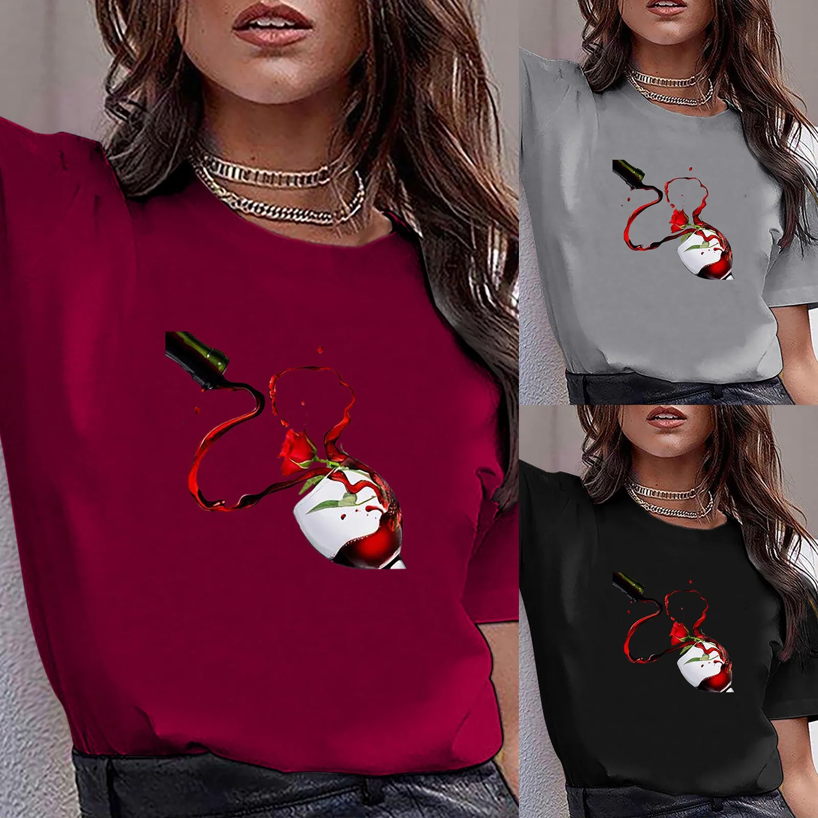 Женская Повседневная Блузка с круглым вырезом, коротким рукавом и цветочным принтом
Женская Повседневная Блузка с круглым вырезом, коротким рукавом и цветочным принтом