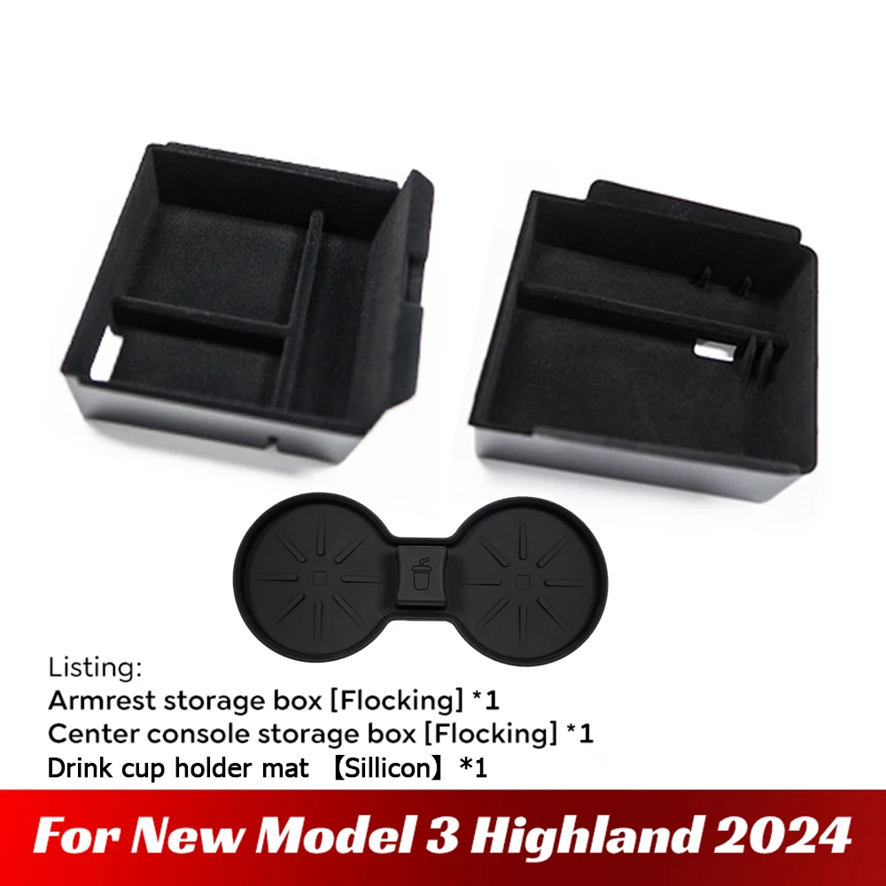 Для новой Tesla Model 3 2024 Highland центральная консоль подлокотник ящик для хранения органайзер центральный флокированный ABS Model3 аксессуары для интерьера
Для новой Tesla Model 3 2024 Highland центральная консоль подлокотник ящик для хранения органайзер центральный флокированный ABS Model3 аксессуары для интерьера