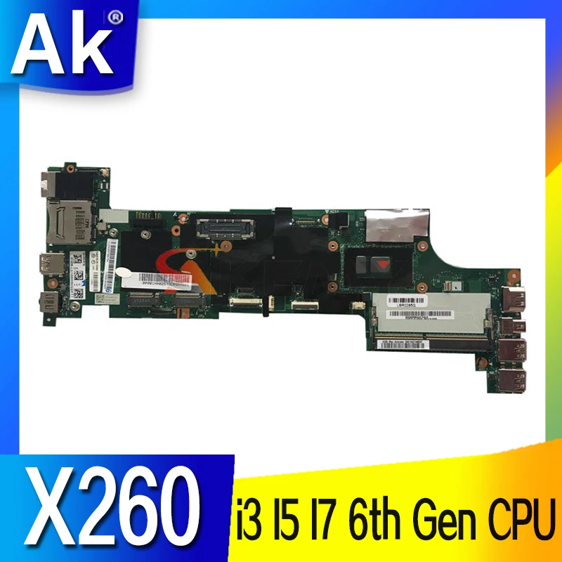 X260 NM-A531 материнская плата для Lenovo Thinkpad X260 NM-A531 материнская плата для ноутбука с процессором i3 I5 I7 6-го поколения
X260 NM-A531 материнская плата для Lenovo Thinkpad X260 NM-A531 материнская плата для ноутбука с процессором i3 I5 I7 6-го поколения