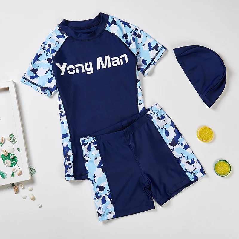 4-15 Years Boys Swim Suits 2 Piece Swim Wear Sets Children Swimming Shirt Children's Swimwear Big Boys Split Blue Baby Swimsuit
4-15 Years Boys Swim Suits 2 Piece Swim Wear Sets Children Swimming Shirt Children's Swimwear Big Boys Split Blue Baby Swimsuit