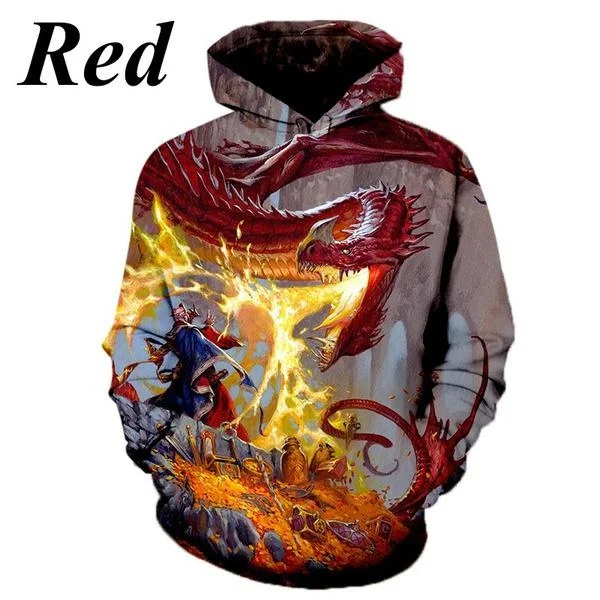 New Men's and Women's 3D Print Dragon Pattern Hoodie Harajuku Street Oversized Pullover Fashion Casual Unisex Hoodie
New Men's and Women's 3D Print Dragon Pattern Hoodie Harajuku Street Oversized Pullover Fashion Casual Unisex Hoodie