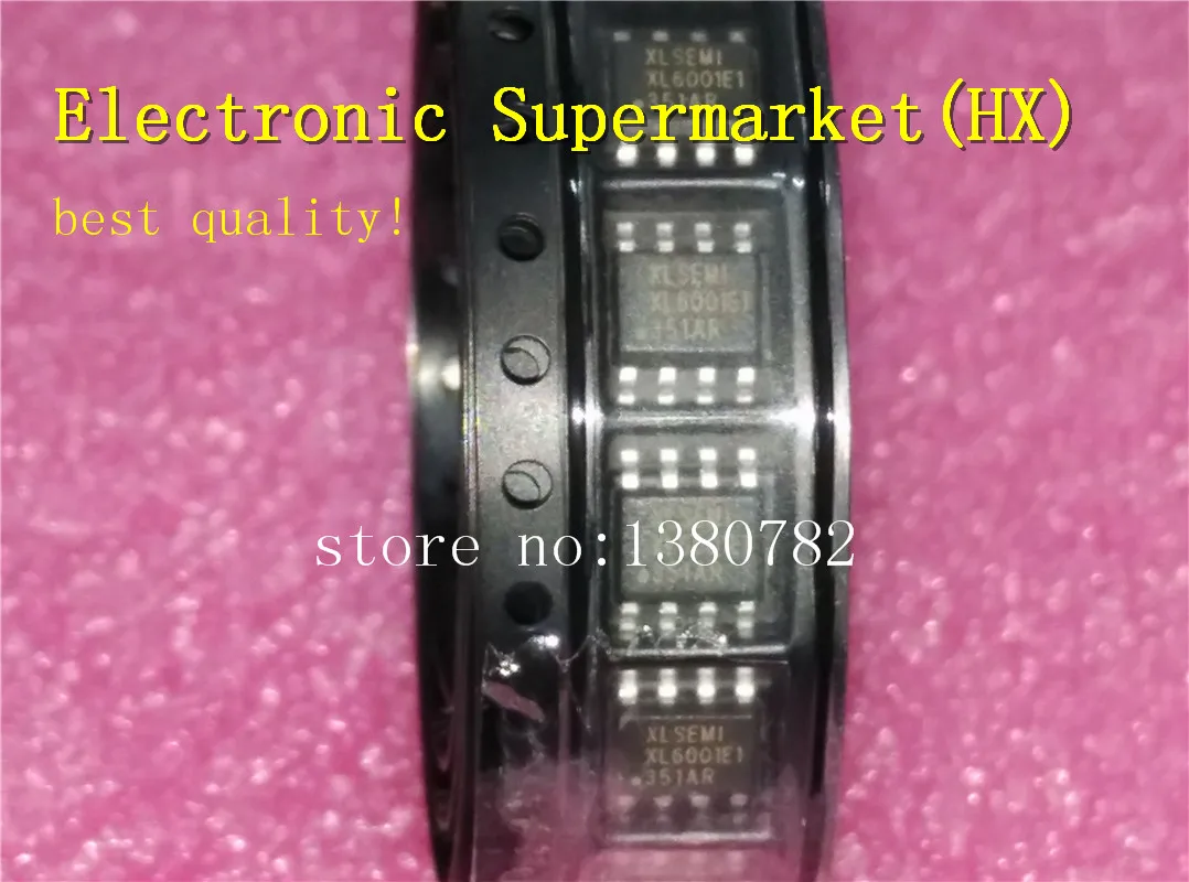 Новый оригинальный 50 шт./лот XL6001E1 XL6001 SOP-8 IC в наличии!
Новый оригинальный 50 шт./лот XL6001E1 XL6001 SOP-8 IC в наличии!