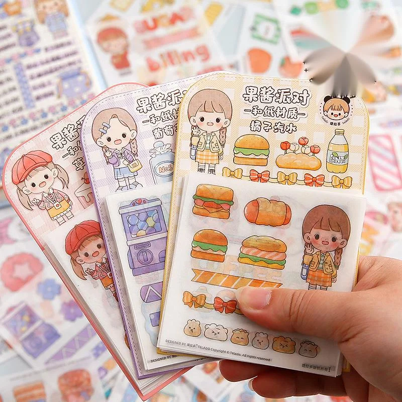 20pcs Cartoon Cute Jam Party Series Stickers Decoration Scrapbooking Paper Creative Stationary School Supplies New 2022
20pcs Cartoon Cute Jam Party Series Stickers Decoration Scrapbooking Paper Creative Stationary School Supplies New 2022