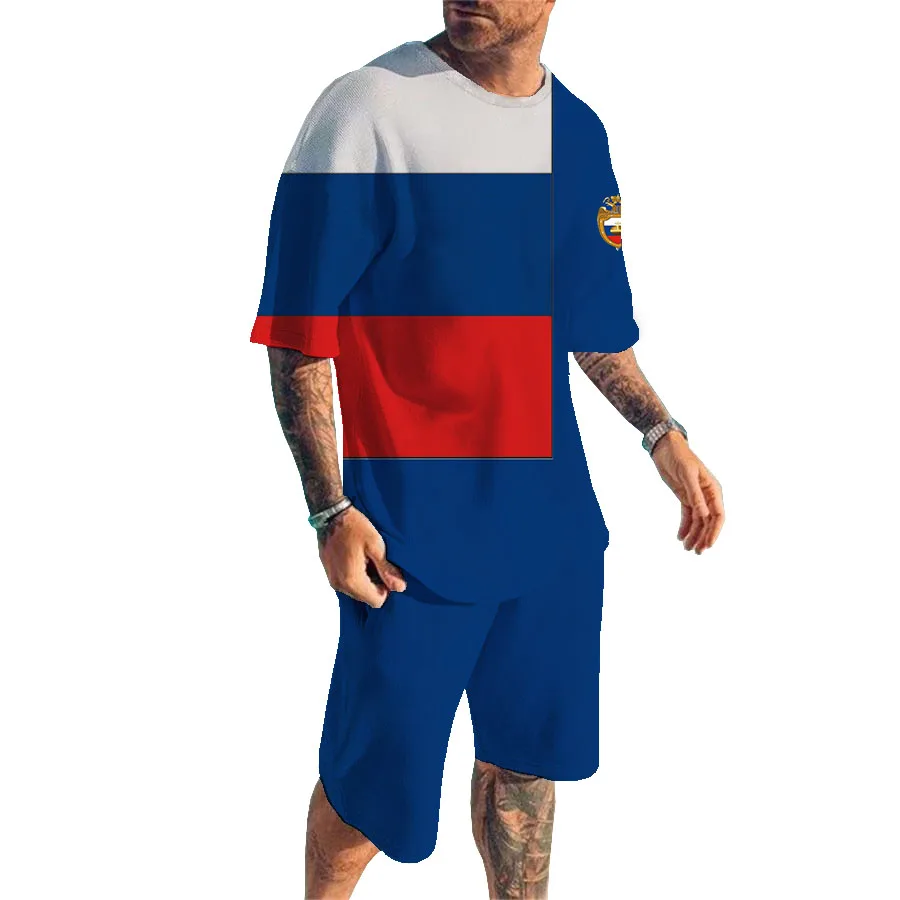 2022New Large Size,Russia , National Flag 3D Print Pocket Pants, Men's T-shirt, Round Neck Short Sleeve Set, Daily Casual Shirt
2022New Large Size,Russia , National Flag 3D Print Pocket Pants, Men's T-shirt, Round Neck Short Sleeve Set, Daily Casual Shirt