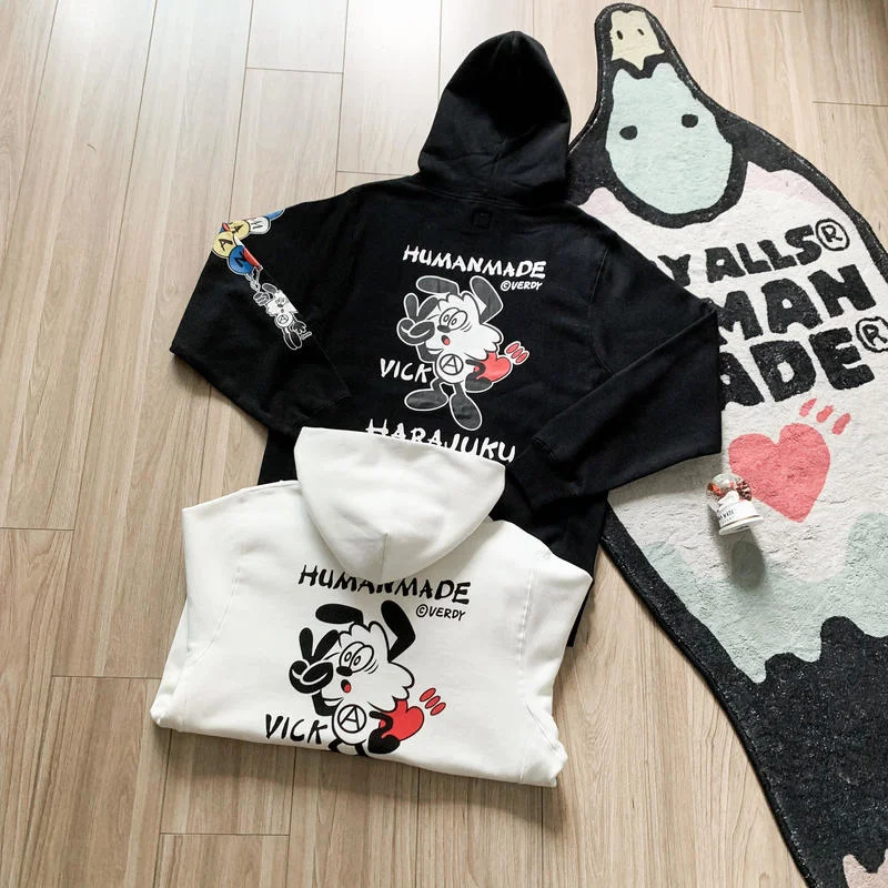Human Made Hoodies 2022 New Fleece High Quality Men Women Couple Loose Hooded Pullover Sweater
Human Made Hoodies 2022 New Fleece High Quality Men Women Couple Loose Hooded Pullover Sweater