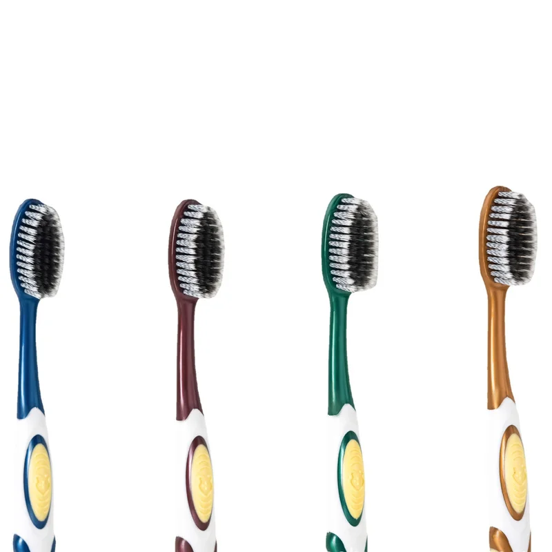 Medium bristle tactile adult toothbrush with 4 pieces of high quality to remove stains cleaning strength does not hurt the gums
Medium bristle tactile adult toothbrush with 4 pieces of high quality to remove stains cleaning strength does not hurt the gums