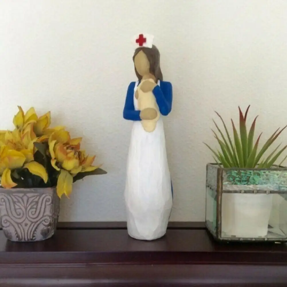 Nurse Angel Statue Exquisite Realistic Resin Hand Painted Nurse Sculpture for Home Decor
Nurse Angel Statue Exquisite Realistic Resin Hand Painted Nurse Sculpture for Home Decor