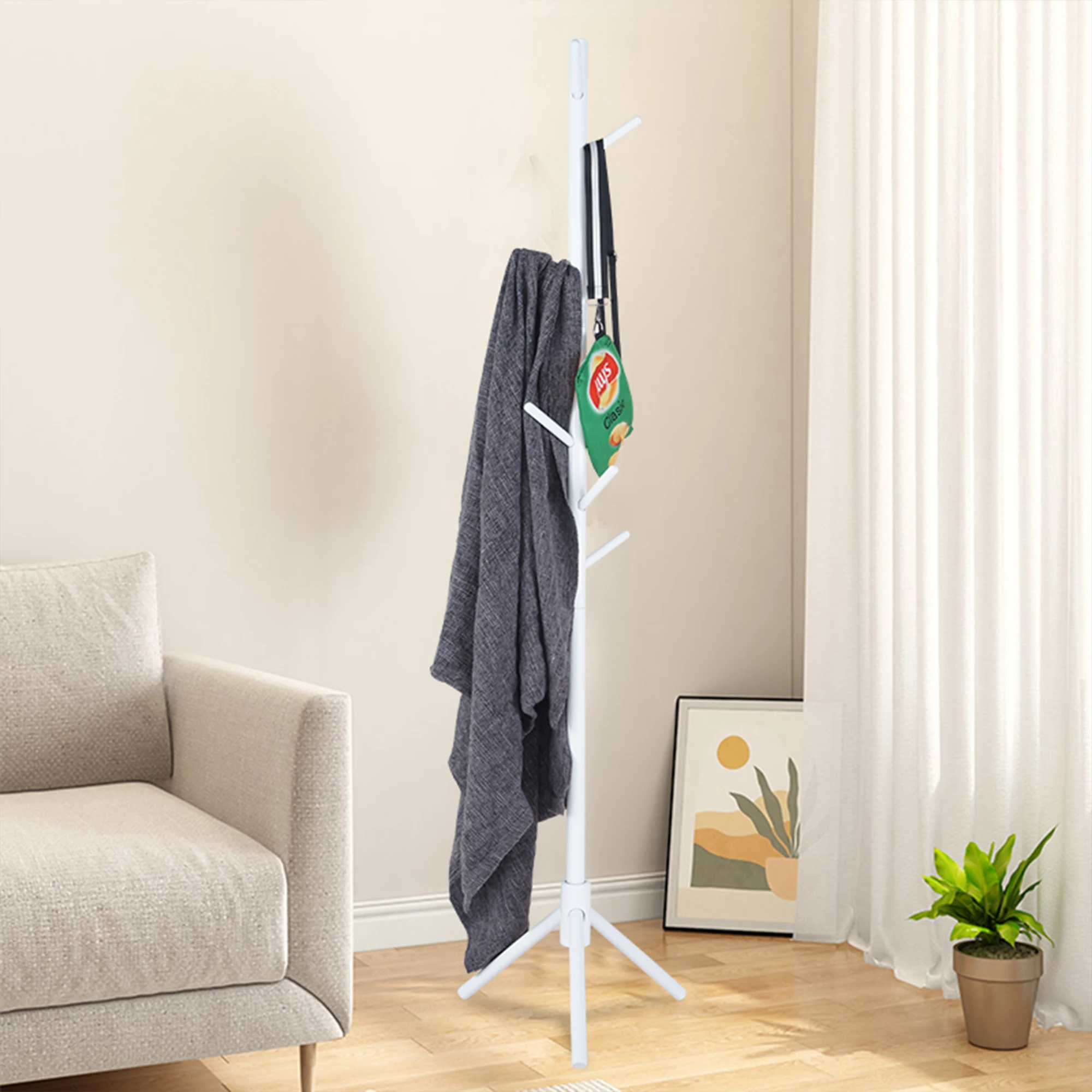 Wooden Coat Rack Free Standing, Cactus Shape,Sturdy Rustic Hall Tree Coat Tree CoatHangerwith 7HooksforCoat,Hat, ClothesScarves,
Wooden Coat Rack Free Standing, Cactus Shape,Sturdy Rustic Hall Tree Coat Tree CoatHangerwith 7HooksforCoat,Hat, ClothesScarves,