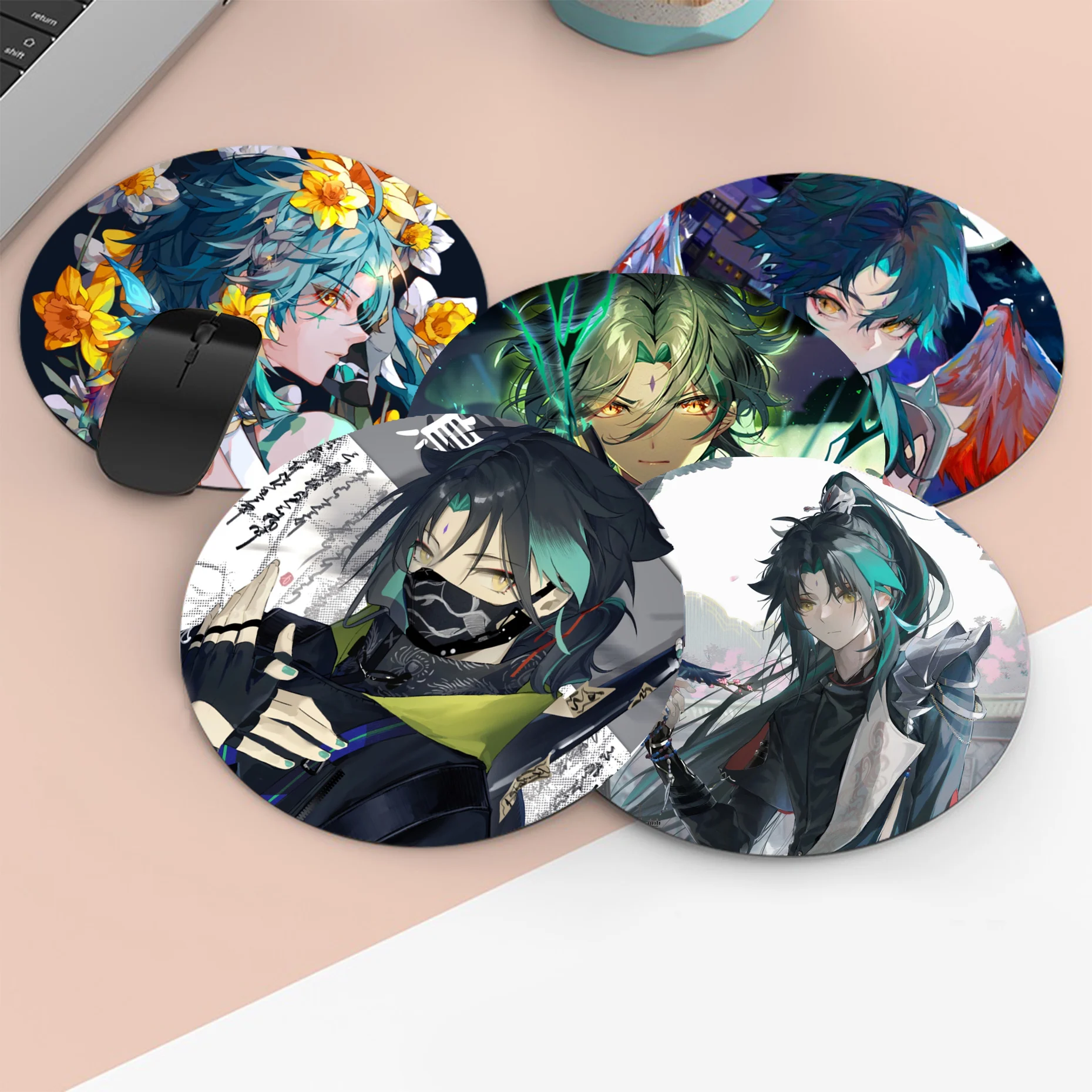 Anime Xiao Genshin Impact 20x20cm Round Big Promotion Table Mat Mousepad Computer Keyboard Pad Games Pad Office Desk Accessories
Anime Xiao Genshin Impact 20x20cm Round Big Promotion Table Mat Mousepad Computer Keyboard Pad Games Pad Office Desk Accessories
