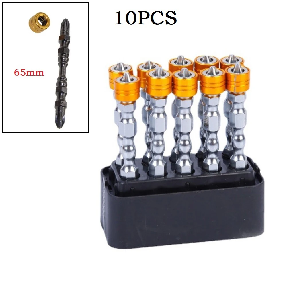 10pcs Magnetic Cross Screwdriver Bits Alloy Steel PH2 Doulbe Heads Depth Stop Screw Driver Bit Kit Hand Tools Set
10pcs Magnetic Cross Screwdriver Bits Alloy Steel PH2 Doulbe Heads Depth Stop Screw Driver Bit Kit Hand Tools Set