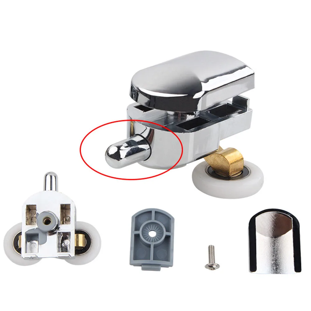 4 Pcs 23Mm Shower Door Rollers Zinc Alloy Double-Wheel Sliding Shower Door Roller Bearing Wheel Runners Replacement Accessories
4 Pcs 23Mm Shower Door Rollers Zinc Alloy Double-Wheel Sliding Shower Door Roller Bearing Wheel Runners Replacement Accessories