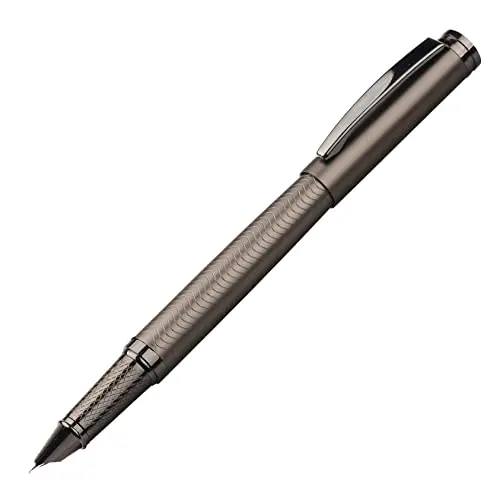SMOOTHERPRO Fountain Pen Extra Fine Nib with Piston Converter Left Right Hand Writing Instrument for EDC and Business Metal Gray
SMOOTHERPRO Fountain Pen Extra Fine Nib with Piston Converter Left Right Hand Writing Instrument for EDC and Business Metal Gray