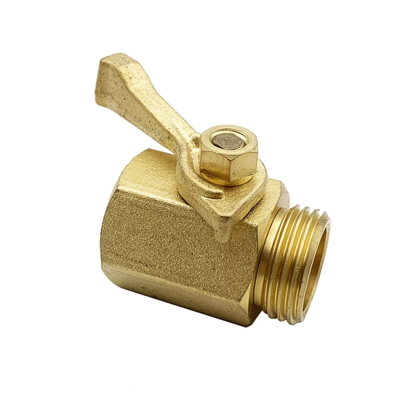 1 Piece Garden Hose Shut-Off Valve 3/4 Inch Hose Thread, Garden Hose Shut Off Valve CV075H Brass Hose Nozzle Connector
1 Piece Garden Hose Shut-Off Valve 3/4 Inch Hose Thread, Garden Hose Shut Off Valve CV075H Brass Hose Nozzle Connector